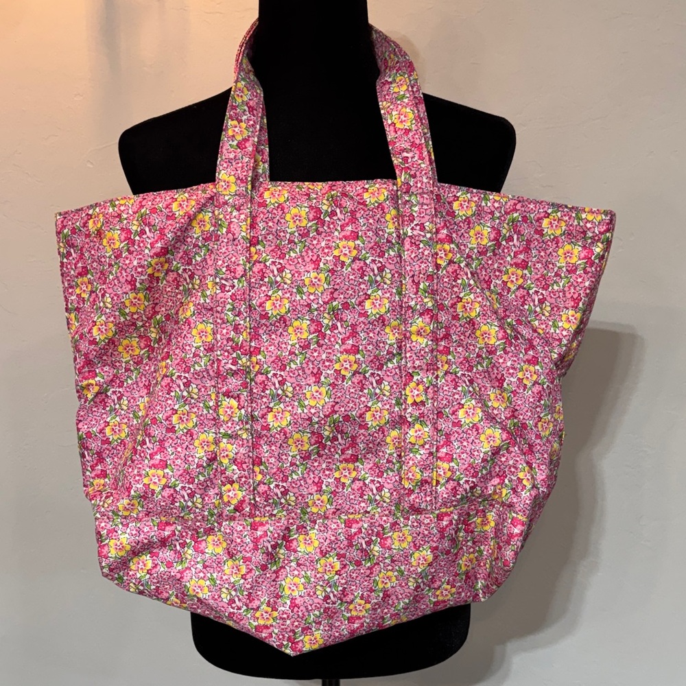 Lauren Ralph Lauren Floral Pink Tote Bag - Picture 3 of 9